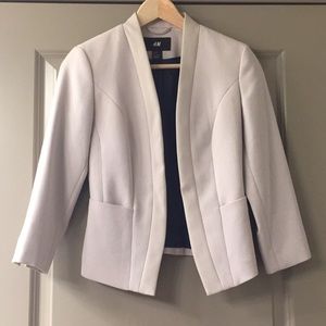 H&M taupe blazer size 2